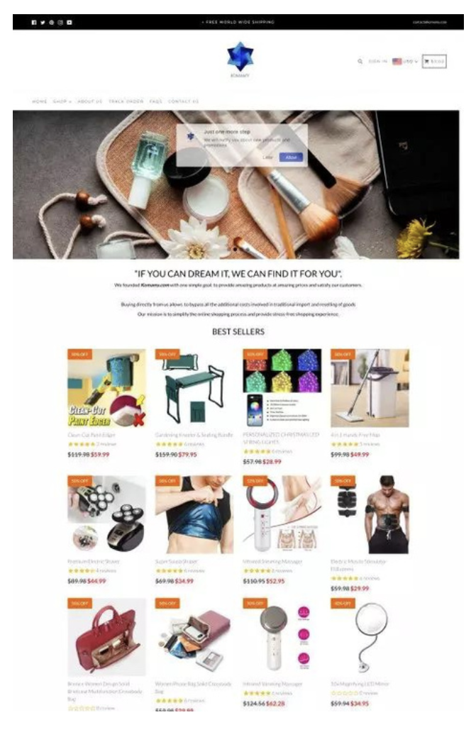 site e-commerce